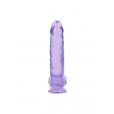 Real Rock | Realistic Dildo With Balls - Purple - 25cm