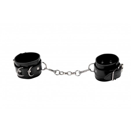 Leather Cuffs - Black