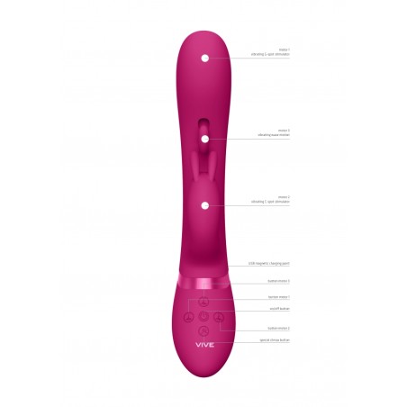 Vive | Tama | Wave & Vibrating Rabbit | Pink