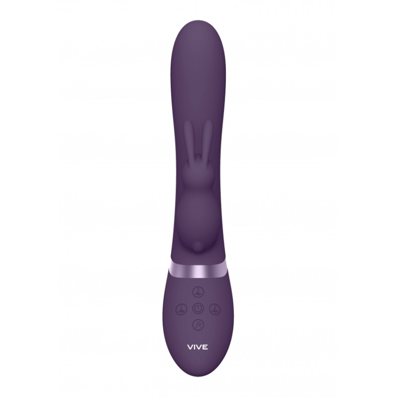 Taka - Inflatable & Vibrating Rabbit | Purple