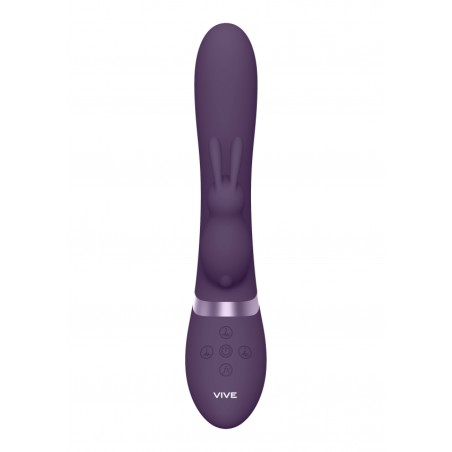 Taka - Inflatable & Vibrating Rabbit | Purple