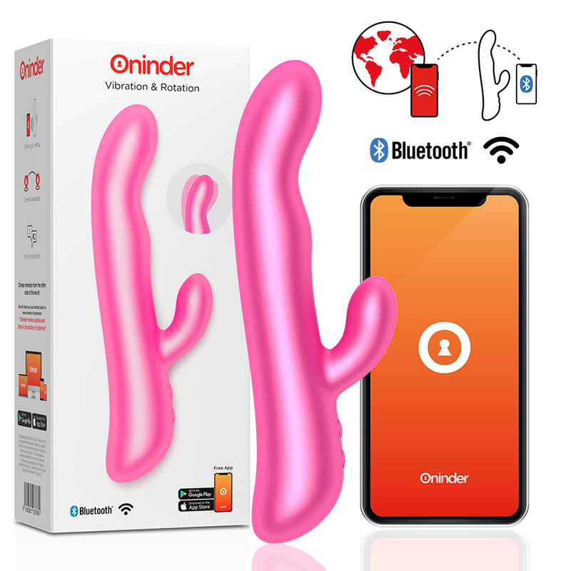 Oninder | OSLO | Vibration & Rotation Pink | Free App