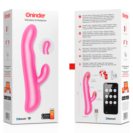 Oninder | Vibration & Rotation Pink | Free App