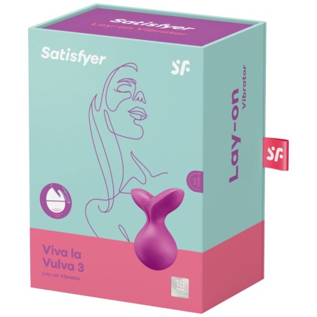 SATISFYER, Viva La Vulva 3, Lay-on Vibrator