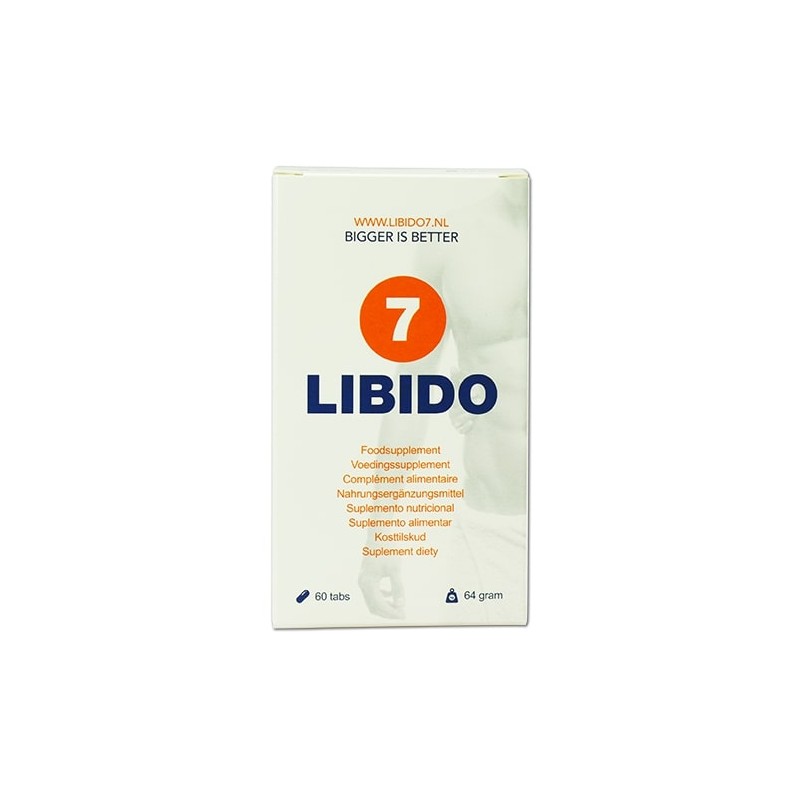 Libido 7, Ταμπλέτες Μεγέθυνσης Πέους, 60 τμχ