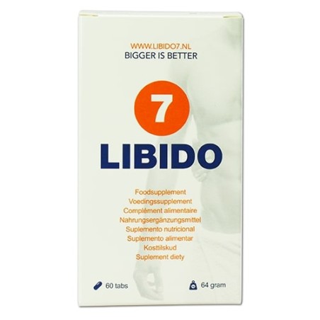 Libido 7, Ταμπλέτες Μεγέθυνσης Πέους, 60 τμχ