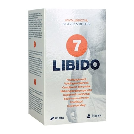 Libido 7, Ταμπλέτες Μεγέθυνσης Πέους, 60 τμχ