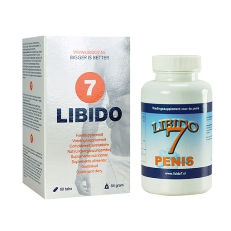 Libido 7, Ταμπλέτες Μεγέθυνσης Πέους, 60 τμχ