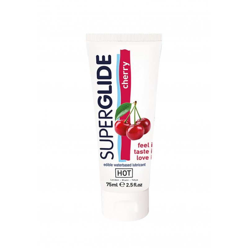 HOT, Superglide, Βρώσιμο, Λιπαντικό, Κεράσι, 75 ml