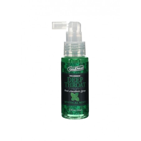 Doc Johnson, Deep, Throat, Spray, Mystical Mint, 60 ml