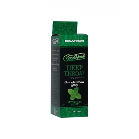 Doc Johnson, Deep, Throat, Spray, Mystical Mint, 60 ml