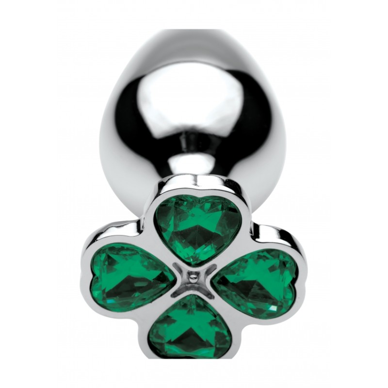 Lucky Clover Gem, Medium, Silver