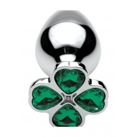 Lucky Clover Gem, Medium, Silver
