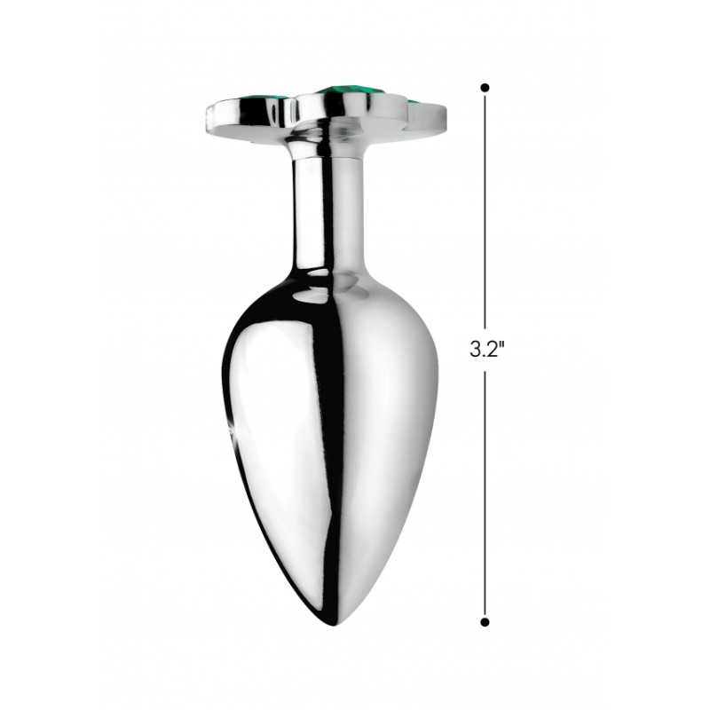 Lucky Clover Gem, Medium, Silver