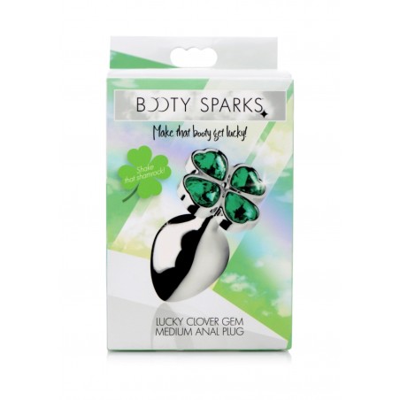 Lucky Clover Gem, Medium, Silver