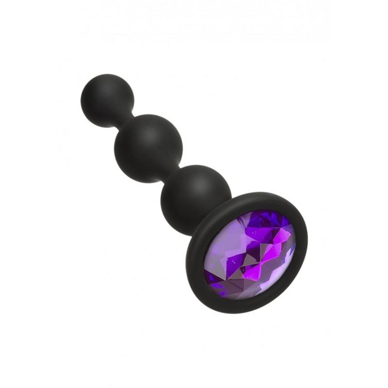 Doc Johnson, Bling, Wearable, Silicone, Beads, Purple