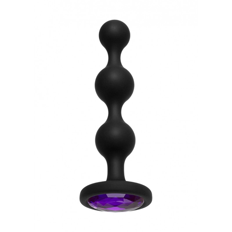 Doc Johnson, Bling, Wearable, Silicone, Beads, Purple