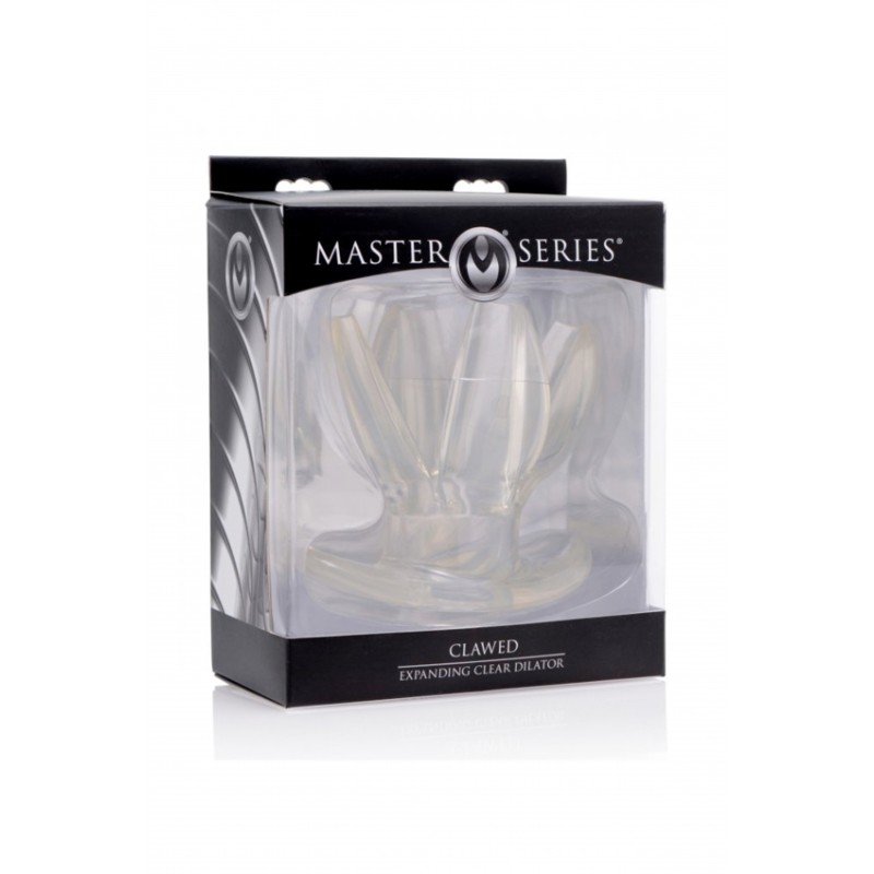 Master Series, Claw, Expanding, Anal, Dilator, Clear