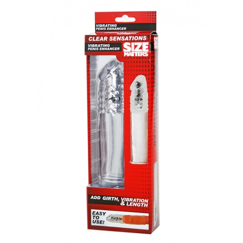 Size Matters, Penis, Vibro, Sleeve, with Bullet