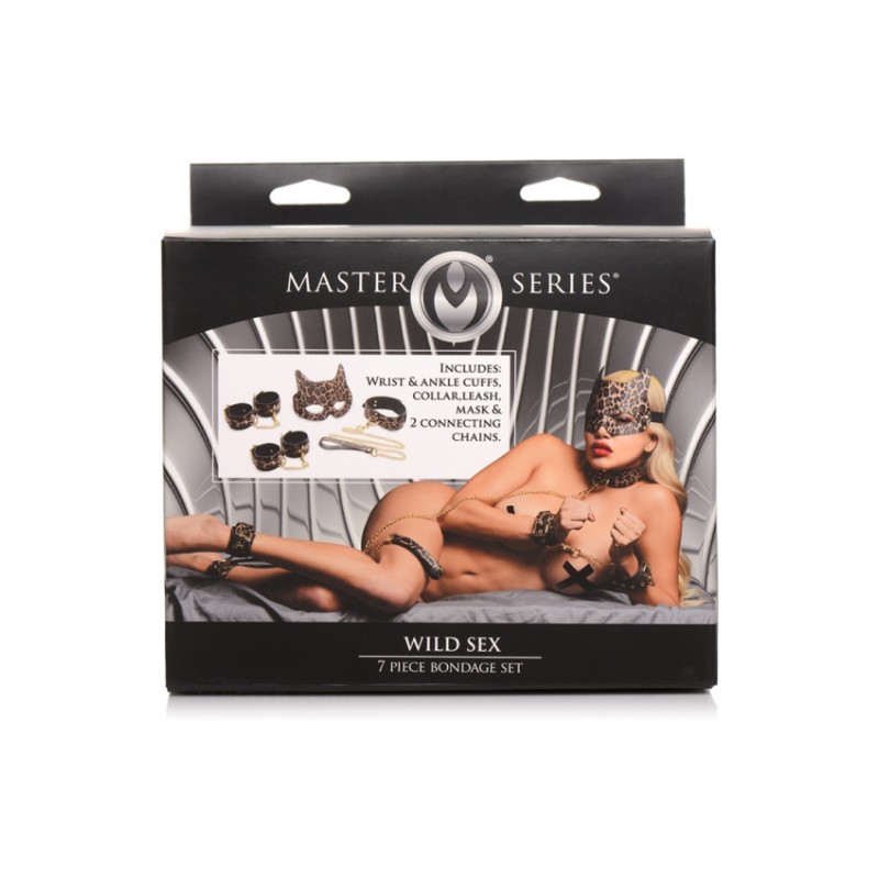 Master Series, Leopard, Bondage Set