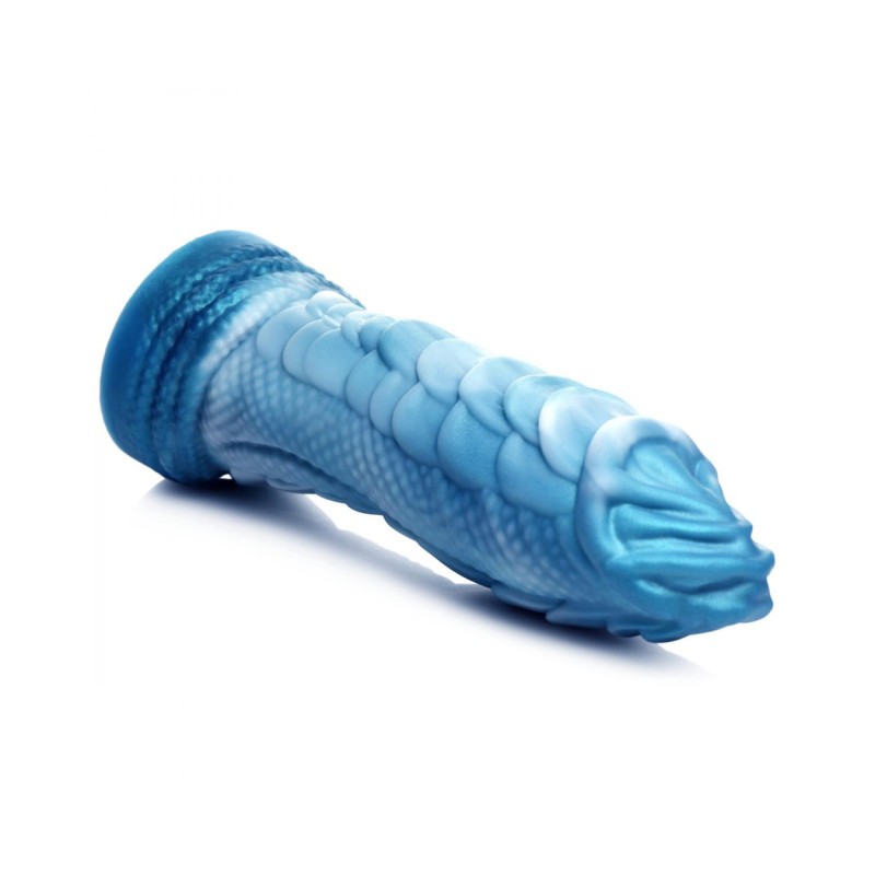 XR Brands | Sea Serpent Blue Scaly | Ομοίωμα Σιλικόνης - Μπλε