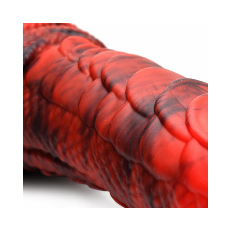 XR Brands, Fire Dragon Red Scaly, Ομοίωμα Σιλικόνης