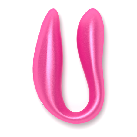 Oninder, Δονητής Διπλός, G-Spot & Κλειτοριδικός, Ροζ, App