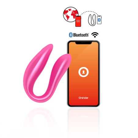 [Bulk] Oninder G-Spot & Clitoral Stimulator Pink - Free App