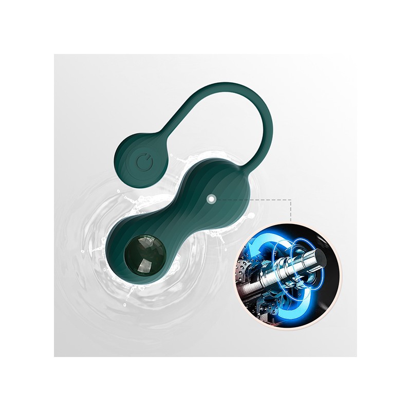 Magic Motion, Crystal Duo Smart Kegel Vibrator With Weight Set