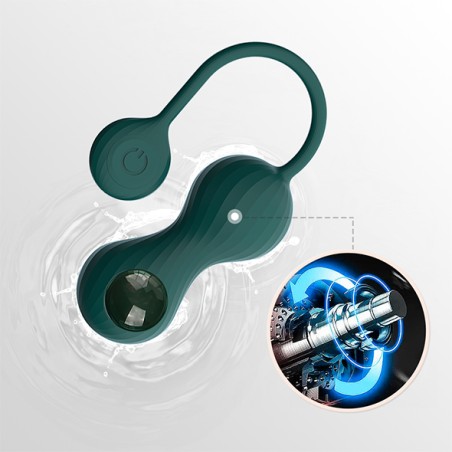 Magic Motion, Crystal Duo Smart Kegel Vibrator With Weight Set