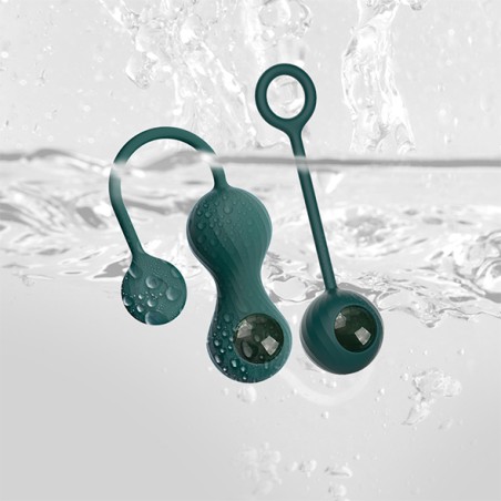 Magic Motion, Crystal Duo Smart Kegel Vibrator With Weight Set