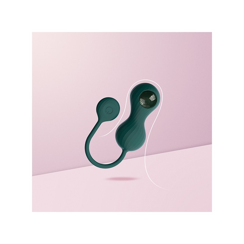 Magic Motion, Crystal Duo Smart Kegel Vibrator With Weight Set