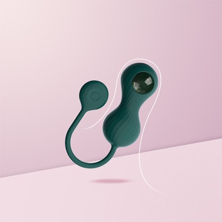 Magic Motion, Crystal Duo Smart Kegel Vibrator With Weight Set