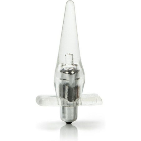 CALEX, Mini, Vibrating, Butt Plug, Clear