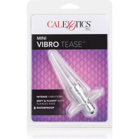 CALEX, Mini, Vibrating, Butt Plug, Clear