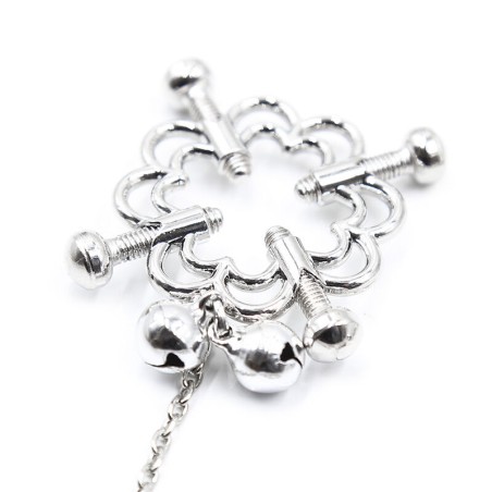 OHMAMA, Designed, Metal Nipple Clamps, With Chain