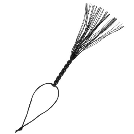 OHMAMA, Fetish, Silicone, Ribbed Handle, Flogger, 22cm