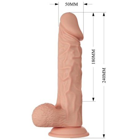 BEAUTIFUL ENCOUNTER, BURAQ, Realistic, & Flexible, Dildo, 24cm