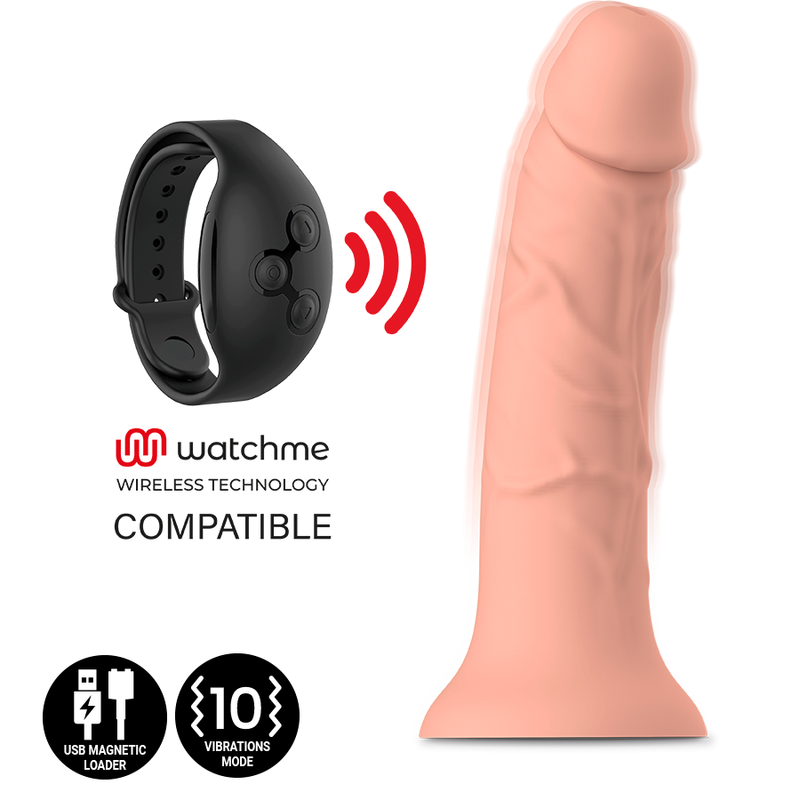MYTHOLOGY, ASHER, Vibrating, Silicone Dildo, Small