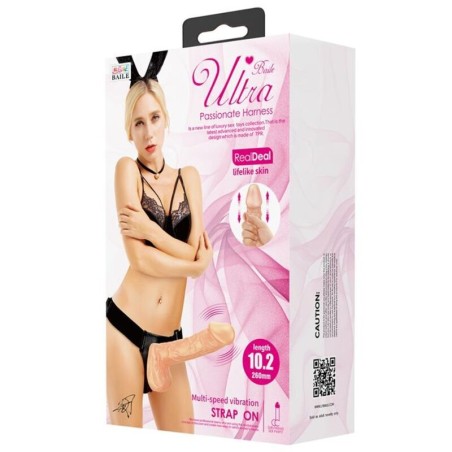 BAILE, Vibrating Harness, Ultra Passionate, 26cm