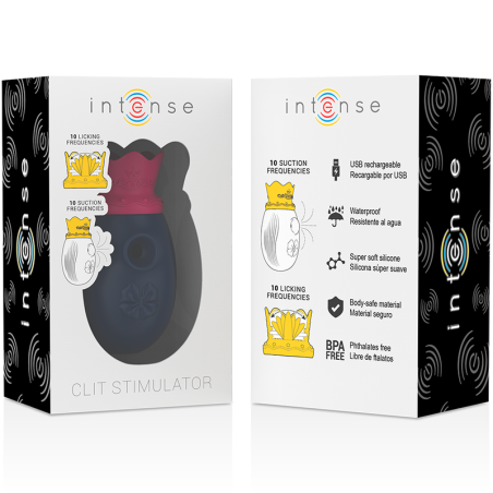 INTENSE, Clit Stimulator, 10 Licking, And Sucking, Frequencies