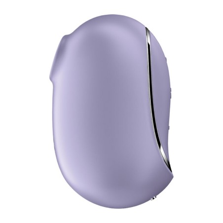 SATISFYER, PRO TO GO 2, Double Air, Pulse, Stimulator, & Vibrator, Purple