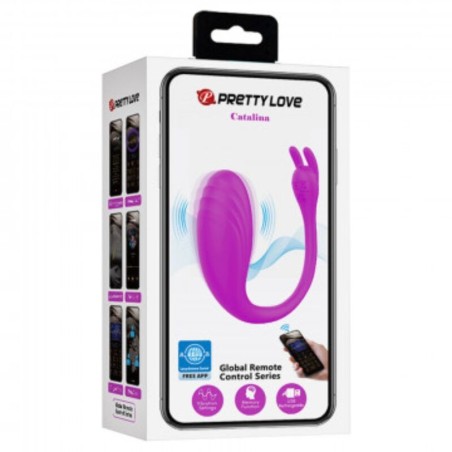 PRETTY LOVE, CATALINA, App Controlled, Massager, Purple