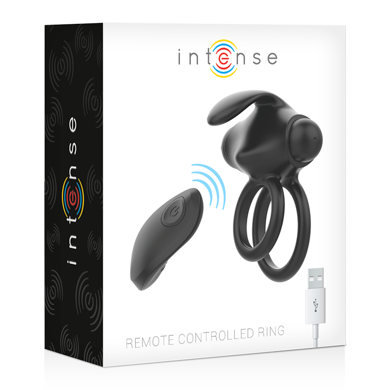 INTENSE, ANILLO, Rechargeable, Remote Controlled, Cock Ring, 10 Patterns