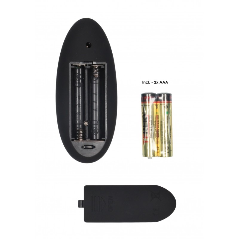 Ρεαλιστικό Ομοίωμα με Δόνηση και Τηλεχειριστήριο, Μαύρο, 25cm, Ρεαλιστικοί Δονητές