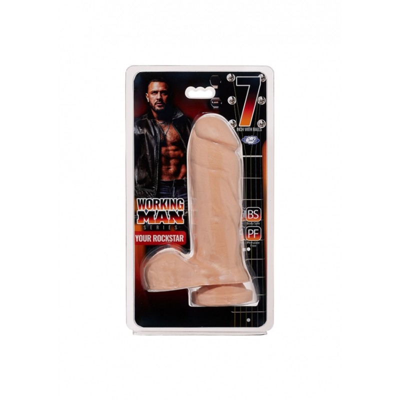 Ρεαλιστικό Ομοίωμα Πέους, Your Rock Star, 18cm