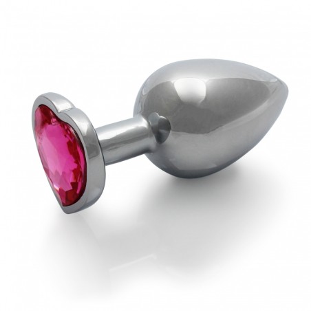 Μεταλλική, Σφήνα, Silver / Rubellite Pink, large