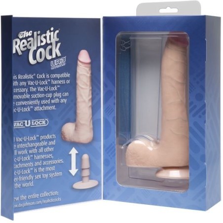 The Realistic Cock UR3 23cm Slim - Flesh
