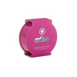 Non Sticky Bondage Tape - 17,5 Meter - Pink