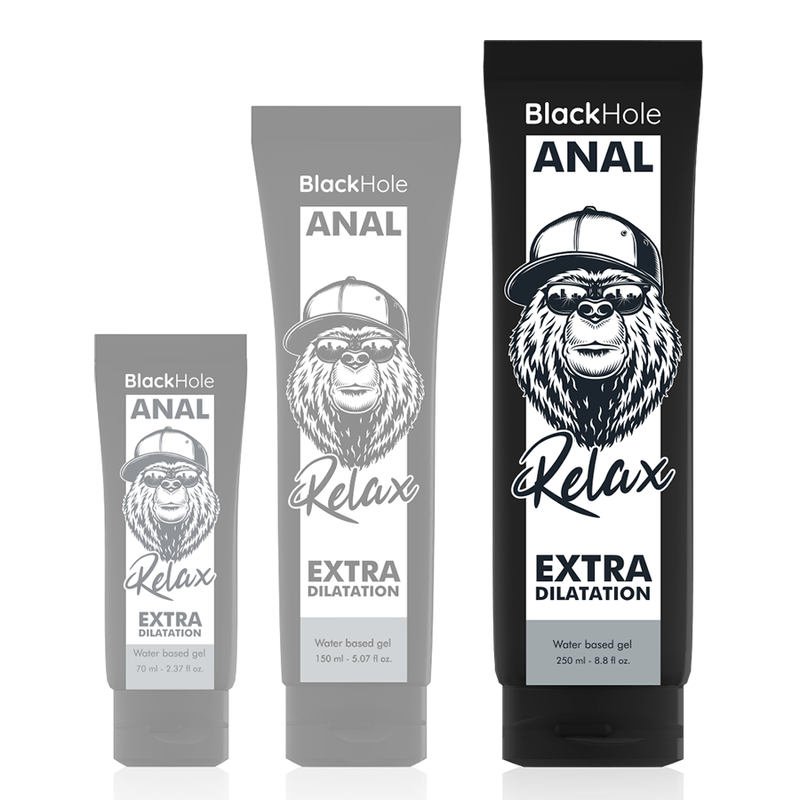 Black Hole, Water Base Gel, Anal Dilation, 250ml